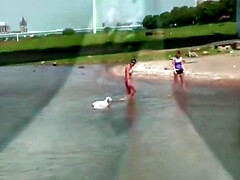 Grote mammen, Vuisten, Duits, Rijpe lesbienne, Orgasme, Buiten, Kut duiken, Speelgoed