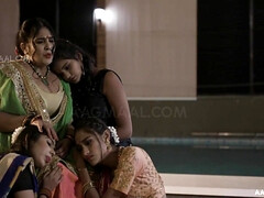 Aziatisch, Grote mammen, Bruinharig, Rondborstig, Hardcore, Indisch, Natuurlijke tieten, Tieten likken