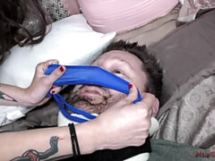 お尻, 服従, フェムドム, ラティーナ, なめる, 愛人, オマンコ, 奴隷