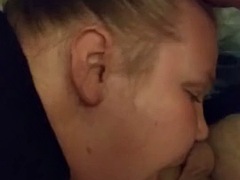 my bbw friend loves to deepthroat my big cock