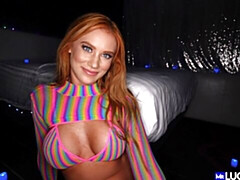 Gros cul, Grosse bite, Gros seins, Sucer une bite, Mère que j'aimerais baiser, Pov, Rousse roux, Cheveux courts