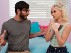 Arsch, Blasen, Hundestellung, Handjob, Muschi, Rasiert, Dürr, Jungendliche (18+)