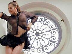 素人, デカ尻, 指いじり, オナニー, 自然山雀, 一人, ストリッピング, ティーン