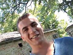 Beauté, Blonde, Sucer une bite, Couple, Partouze, Hard, De plein air, Nénés