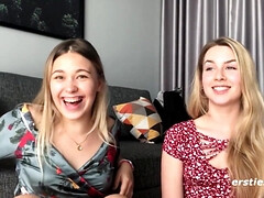 素人, ブロンド, 自家製, レズビアン, 自然山雀, オマンコ, ロシア人, 剃毛