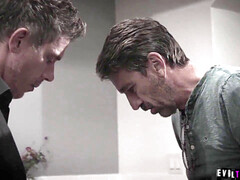 Минет, Семяизвержение, Сперма на лице, Молоденькие, Втроем