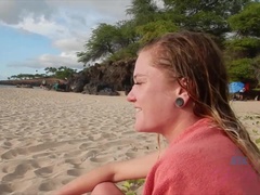 Chloe has a lovely day with you in Hawaii.