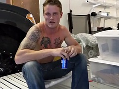 アナル, デカチン, 車, カップル, ゲイ, ハードコア, アウトドア, 公共
