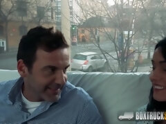 Pijpbeurt, Bruinharig, Europees, Hardcore, Hd, Natuurlijke tieten, Openbaar, Roemeense