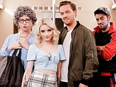 素人, デカチン, フェラチオ, バック, 小柄, 公共, ティーン, オッパイの