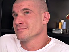 gay first experience for the bald man