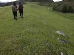 Dominante vrouw, Latijnse vrouw, Orgie, Buiten