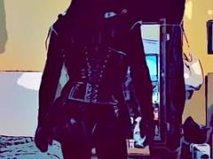 Compilación, Fetichismo travestista, Fetiche, Sexo duro, Tacones, Lencería, Mucama, Fumando