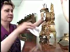 In den arsch, Oma, Hausmädchen, Reif