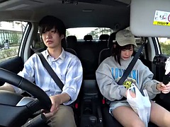 Ena Satsuki, one day gokkun date in Tokyo outdoors with M guy