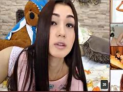 素人, オッパイの, ウェブカメラ
