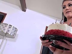 Blondine, Blasen, Braunhaarige, Pummelig, Gruppe, Handjob, Pov, Überraschung