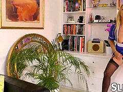 fashionable fledgling honey shagged from behind by English sir