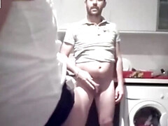 Amateur, Sucer une bite, Couple, Queue, Fait maison, Cuisine, Chatte, Nénés