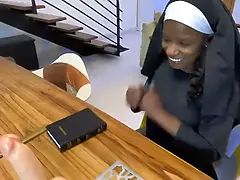 Young Nun Gets Fucked for the First Time by Her Stepdad