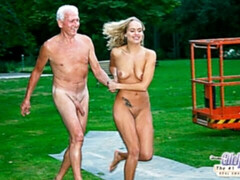 ブロンド, フェラチオ, 下着, アウトドア, ガリガリ, ストリッピング, ティーン