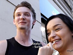 18 ans, Sucer une bite, Brunette brune, Tchèque, Hd, Argent, Pov, Rasée