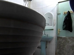 Enthousiasteling, Rijpe lesbienne, Douche, Bekijker