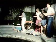 Tir de sperme, Homosexuelle, Groupe, De plein air