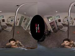 Dreidimensional, Tussi, Blondine, Blasen, Milf, Realität