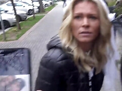 Grosser schwanz, Blondine, Braut, Gehörnter ehemann, Europäisch, Milf, Geld, Rau