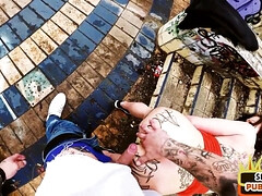 Amateur, Alemán, Pajear, Sexo duro, Al aire libre, Pov, Público, Realidad