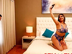 Grosser arsch, Grosser schwanz, Grosse titten, Blasen, Hundestellung, Puppe, Milf