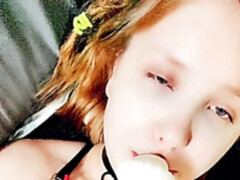 素人, お尻, デカパイ, フェラチオ, ディルド, オマンコ, 赤毛, オッパイの