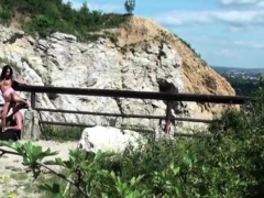 Pijpbeurt, Bruinharig, Hd, Buiten, Tiener