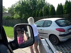 お尻, デカ尻, フェラチオ, 車, Hd, 現実, ガリガリ, オッパイの