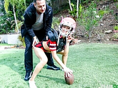 Aziatisch, Grote lul, Pijpbeurt, Bruinharig, Hondjeshouding, Natuurlijke tieten, Tiener, Tieten likken