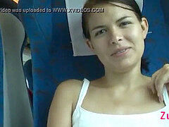 bare labia in a crowded train