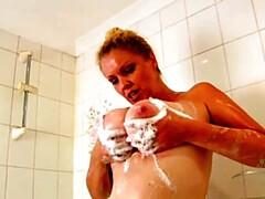 Grosse titten, Blondine, Frau, Behaart, Hd, Solo