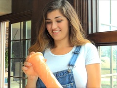 Anal, Pénétrer avec le poing, Béant, Masturbation, Orgasme, Public, Solo, Jouets