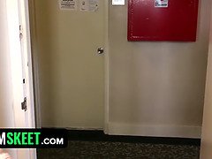 Fortunate stud fucks tiny babysitter alex  with his large pecker for fingering while working