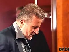 Mooi, Grote kont, Bruinharig, Man die toekijkt, Daddy, Zwart, Vriendin, Hd