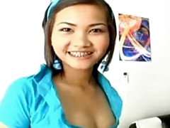 Asiatique, Sucer une bite, Brunette brune, Éjaculation interne, Faciale, Fétiche, Adolescente, Thaïlandaise