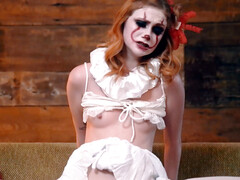 Passionate sex clowns and creampie