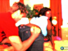 Grosser arsch, Schwarz, Vollbusig, Schwarz, Fett, Hd, Latina, Milf