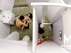 Amateur, Tir de sperme, Femelle, Hd, Léchez, Chatte, Gicler, Toilettes
