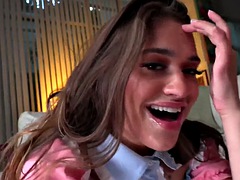 Amateur, Sucer une bite, Masturbation, Pov, Pute, Suçant, Adolescente, Nénés