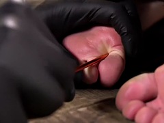 Chica, Sadomasoquismo, Penetracion con dedos, Novia, Peludo, Pezones, Tatuaje, Juguetes