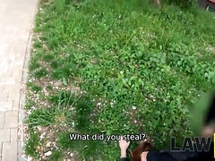 18 años, Mamada, Europeo, Oficina, Policía, Sexo fuerte, Flaco, Tatuaje