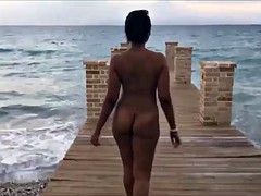 Butt Ass Naked at the Beach
