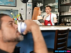 Culo grande, Verga grande, Mamada, Estilo perrito, Tetas naturales, Pelirrojo, Adolescente, Tetas